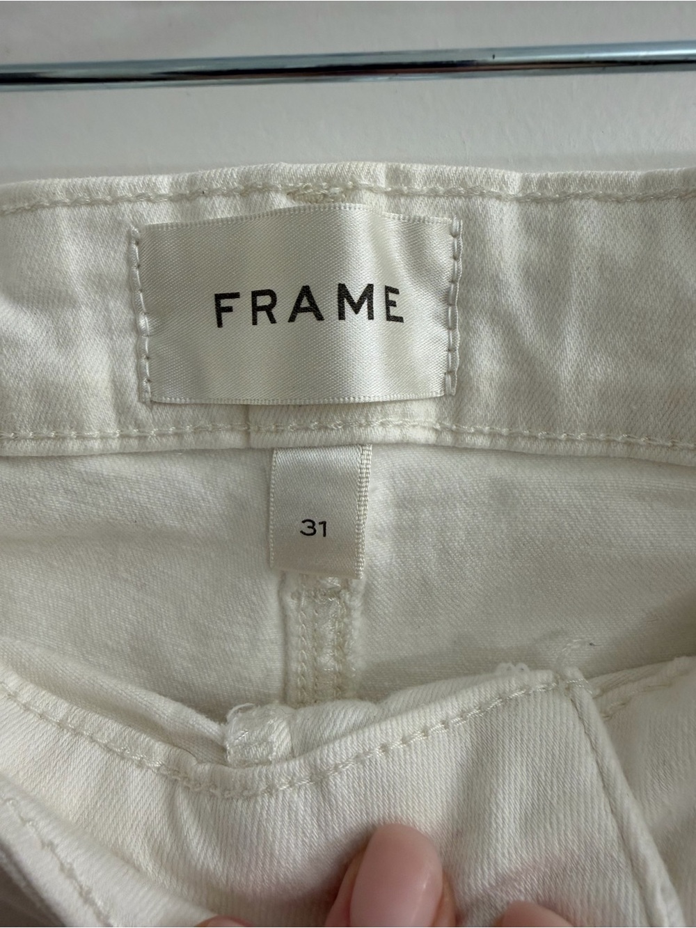 Frame Denim Off-White Bootcut Jeans - Picture 2 of 3